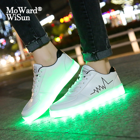 Size 30-44 Children Casual Shoes With USB Charge Luminous Sneakers for Kids Boys Glowing Led Shoes Girls Lighted Shoes - Price history & Review | AliExpress Seller - HongKong Spansee Co.,Ltd | Alitools.io