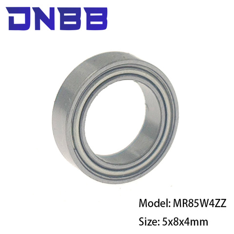 DNBB Bearings 10pcs ABEC-1 MR85W4ZZ 10pcs ABEC-3 MR85W4ZZ 10pcs ABEC-5 MR85W4ZZ 5x8x4 Miniature Ball Bearing ► Photo 1/1