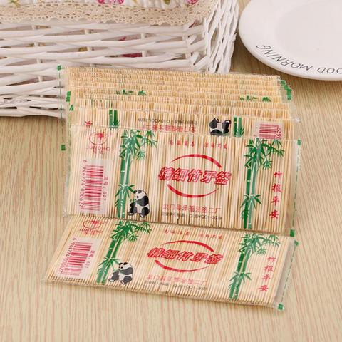 250 Pcs Bamboo Toothpicks Oral Wooden Tooth Pick Care Bamboo Products Chinese Style Toothpicks Tandenstokers Table Accessories ► Photo 1/6