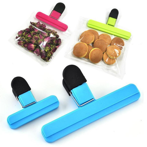 Universal Plastic Kitchen Storage Food Snack Seal Sealing Bag Clips Sealer Clamp Tool Kitchen Accessories Wholesale ► Photo 1/6