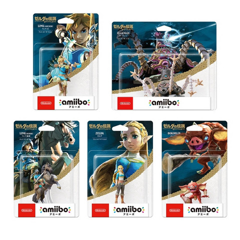 Nintendo Switch Amiibo The Legend of Zelda Breath of the Wild Figure Link Archer Rider Guardian Bokbolin ► Photo 1/1