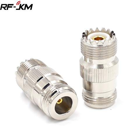 N Type Female to UHF SO239 PL-259 Female RF Coaxial Adapter Connector ► Photo 1/6