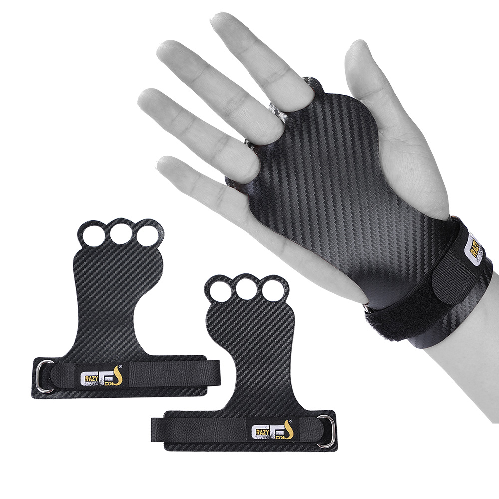 1 Pair Weight lifting Grips Gymnastics Hand Grip Guard Palm Protectors Gloves 