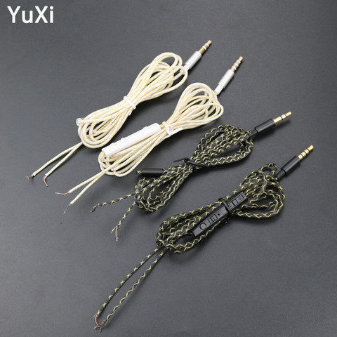 YuXi HIFI Earphone line Repair 3.5mm 3pole 4pole plug Jack DIY Earphone Audio Cable Controller Repair Replacement Headphone Wire ► Photo 1/6