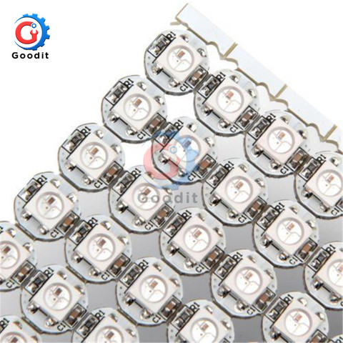 50Pcs DC 5V 3MM x 10MM WS2812B SMD RGB LED Mini PCB Board 5050 Chip Built-in IC-WS2812 Top Quality Full color soft lights ► Photo 1/5