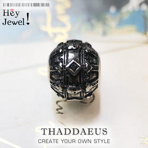 ROYALTY ORB Crown Skull Bead for Europe Big Hole Luxury Accessories Silver Plated Charm For Jewelry Making Women Men ► Photo 1/6