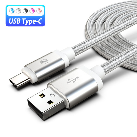 USB Type C Charger Cable 3m USB-C Usbc Charging Cable Wires for Huawei P20 Pro Samsung A80 A50 Oneplus 6t 7 Pro Vivo X27 Pro ► Photo 1/6