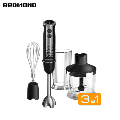 Blender submersible REDMOND RHB-2913 immersion with wisk chopper Shredder machine Household appliances for kitchen smoothies ► Photo 1/6