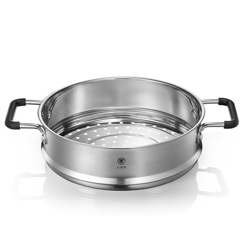 Zhiwu Cooking Xiaomi Mijia Soup Pot Stainless Steel Steamer Household Single-layer Round Thickening And Heightening ► Photo 1/5