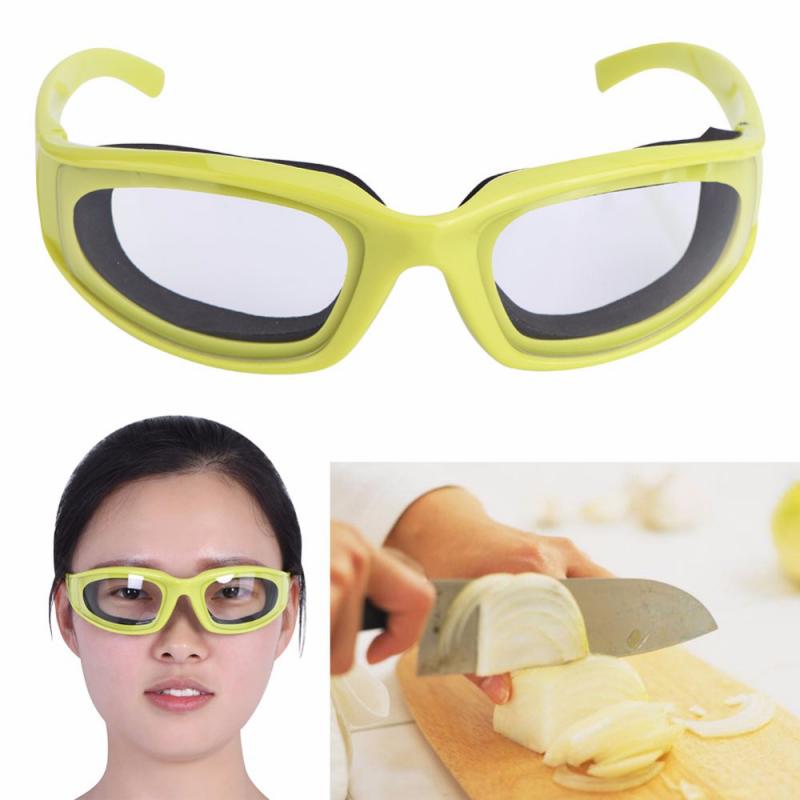 Kitchen Onion Goggles Anti-Tear Cutting Chopping Eye Protect hot Glasses R4P4 