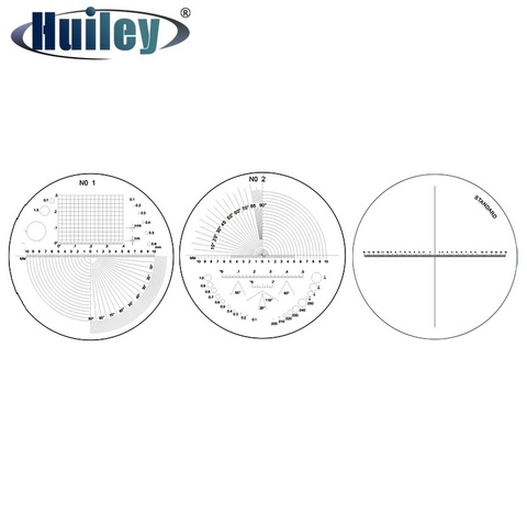 Diameter 35 mm Angle Reticle / Cross Reticle Micrometer for Magnifying Glass Microscope Scale Reticle Measuring ► Photo 1/6