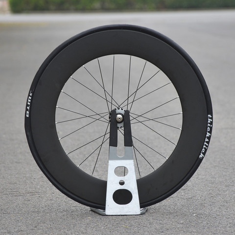 700C 88MM Fixed Gear Bike Wheels Carbon Fiber Clincher Fixie TRACK Wheelset Single Speed Bike Racing Wheel with Bearing Hub ► Photo 1/4