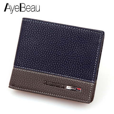 Business Card Holder For Men Wallet Male Purse Cuzdan Small Money Bag Klachi Portomonee Walet Vallet Kashelek Partmone Portmann ► Photo 1/6