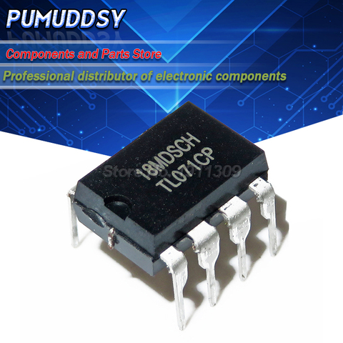 10PCS Origina TL071 TL071CN TL071CP DIP8 Low Noise JFET Input Operational Amplifiers ► Photo 1/1