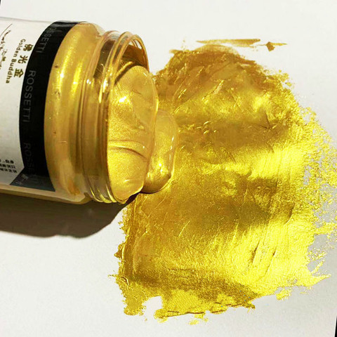 300ml Golden acrylic paint Buddha statue high-end outdoor  waterproof gold  paint glitter paint DIY painted acrylic paint ► Photo 1/5