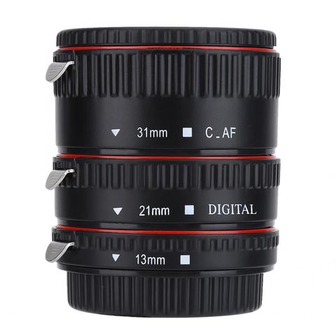 Auto Focus Macro Extension Tube/Ring 13mm & 21mm & 31mm for Canon EOS EF Lens Mount for Close-up Shot ► Photo 1/6