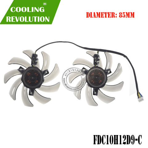 85mm FDC10H12D9-C GTX 1070TI GPU Card Cooler Fan Replace For Palit GTX 1070 GTX 1070 TI 8G Dual GTX 1060 Dual GTX1080 Video Card ► Photo 1/2