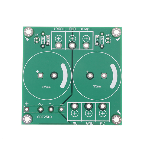 25A Single AC-DC Audio Amplifier Rectifier Filter Power Supply Board Bare Pcb ► Photo 1/5