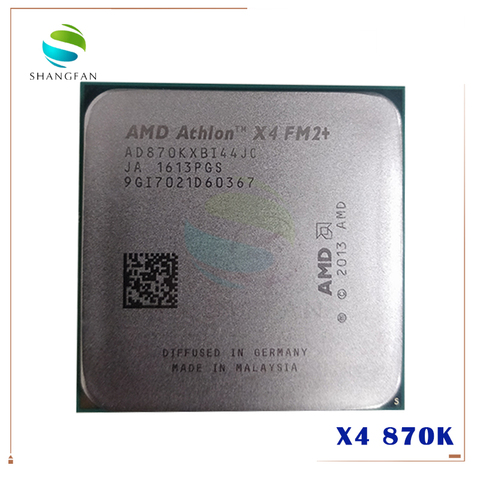 New AMD Athlon X4 870K X4-870K 3.9 GHz Quad-Core CPU Processor AD870KXBI44JC Socket FM2+ ► Photo 1/1