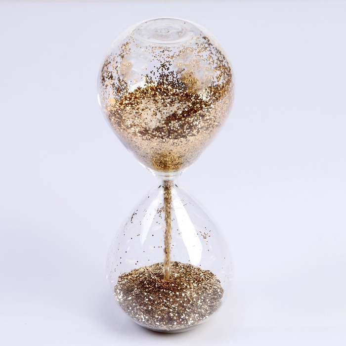 Hourglass, Saunders, souvenir, х10х24.5 cm, with gold sequins 4695259 ► Photo 1/1