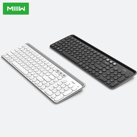 Miiiw Bluetooth Dual Mode Keyboard 104 Keys 2.4GHz MultiSystem Compatible For Windows PC Mac Wireless Portable Keyboard ► Photo 1/6