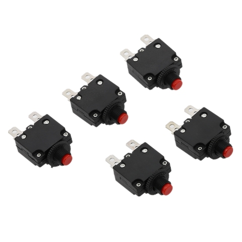 5Pcs 2A 3A 5A 6A 7A 8A 10A 15A 20A 25A 30A Circuit Breaker Overload Protector Switch Fuse ► Photo 1/6