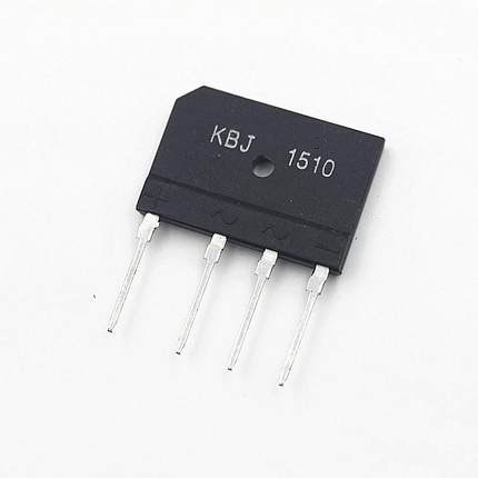 1pcs/lot KBJ1510 GBJ1510 ZIP-4 Induction Cooker Rectifier Bridge Stack 15A 1000V Flat Bridge ► Photo 1/1