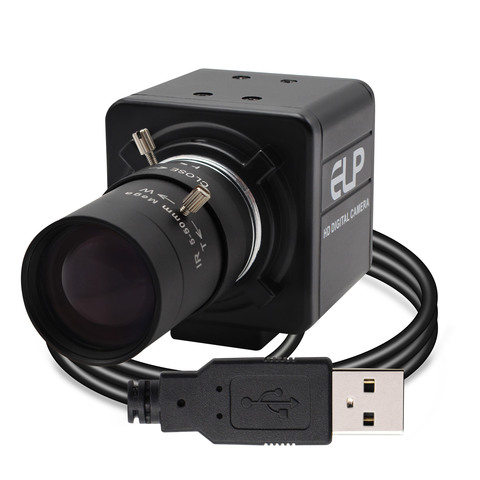 ELP High Speed MJPEG 1080P 60fps/ 720P 120fps/ 360P 260fps UVC OmniVision OV4689 CMOS USB Webcam Camera With Varifocal Lens ► Photo 1/1