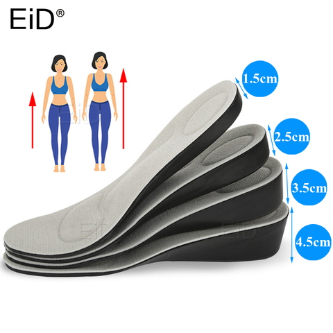 EiD Invisible Height Increase Insole for men women 1.5cm-4.5cm grow taller increase height Shoe Pad heel lift taller Foot Pad ► Photo 1/6