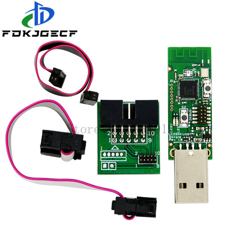 CC2531 CC2540 Bluetooth BLE 4.0 Zigbee Sniffer Wireless Board Dongle Capture Module USB Programmer Downloader Cable Connector ► Photo 1/4