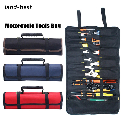 Universal Motorcycle Tools Bag Multifunction Oxford Pocket Toolkit Rolled Bag Portable Large Capacity Bags For BMW R1200GS ► Photo 1/6