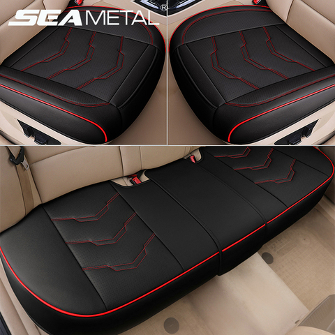 PU Leather Car Seat Cover Surround Cover Cushion Four Seasons Universal Auto Seats Protector Chair Mat Interior Automotive Goods ► Photo 1/6