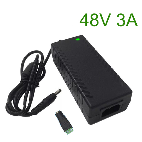 48V3A AC 100V-240V DC 48V 3A Switching Power Supply 48 Volt Universal Power Adapter Transformer LED Lamp AC/DC Charger 5.5-2.5mm ► Photo 1/6