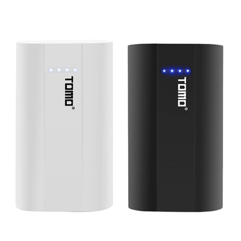 TOMO A2 Power Bank 2 x 26650 Lithium Battery LCD Display Sn Micro-USB Input Dual Output DIY Smart Portable Battery Box for M ► Photo 1/6