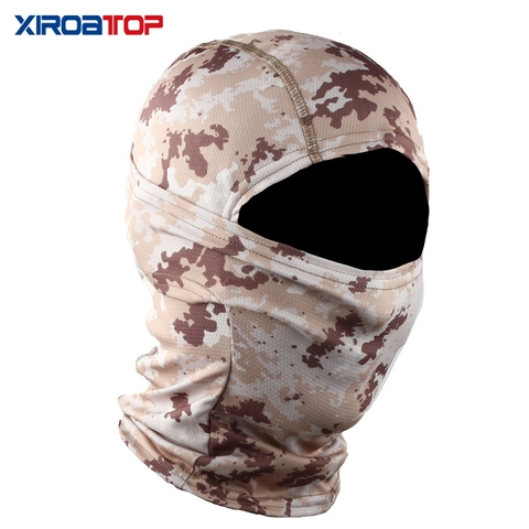 Military CP Balaclava Full Face Scarf Cycling Neck Head Warmer CS Wargame Hunting Ski Sports Scarf Tactical Men Camo Bandana Cap ► Photo 1/6