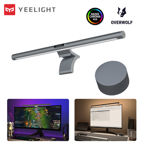 Yeelight Display Lamp Pro Screenbar Computer Monitor Hanging Light Bar LED Smart Gaming Lights for Razer Chroma RGB integration ► Photo 1/6