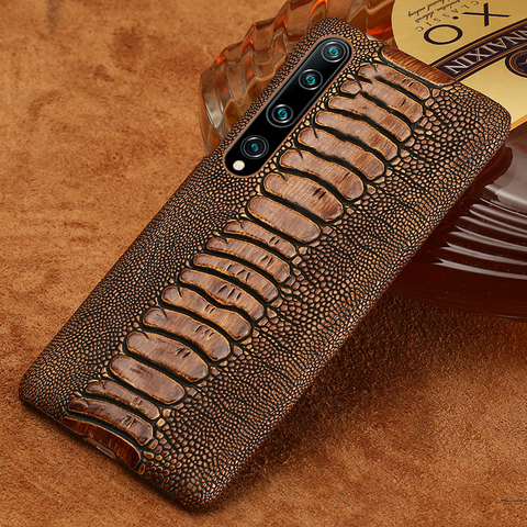Genuine Leather Phone Case for Mi 11 10 Ultra 10T Pro 8 9 9T Pro Note 10 Lite Cover For Xiaomi Redmi Note 8 Pro 8T Note 9 Pro 9S ► Photo 1/6