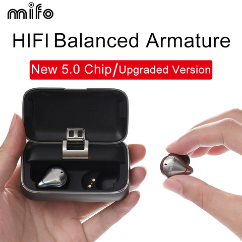 Mifo O5 Bluetooth 5.0 True Wireless Earbuds Balanced Bluetooth Earphone Sport Stereo Earphones with Charging Box 2022 Upgraded ► Photo 1/6