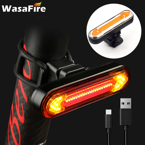 LED Bike Turn Signal Remote Control Bicycle Taillight Cycling Direction Indicator USB Charging Rear Light Safety Warning Lamp ► Photo 1/6