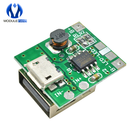 2PCS 5V Step Up Power Supply Module Lithium Battery Charging Protection Board Boost Converter LED Display USB For DIY Charger ► Photo 1/6