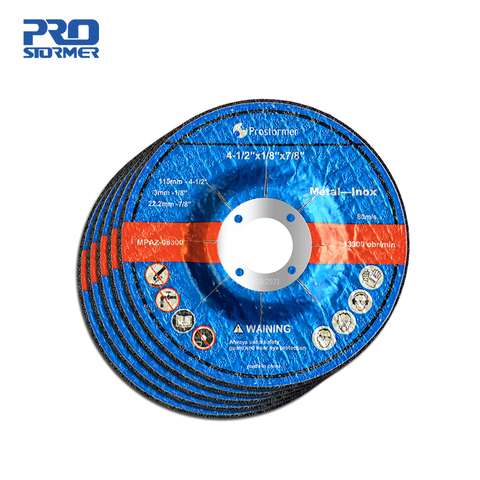 PROSTORMER 1mm/3mm 115mm/125MM Grinding Wheel Slice 5 Pieces Suitable for 20V Cordless Electric Angle Grinder ► Photo 1/6