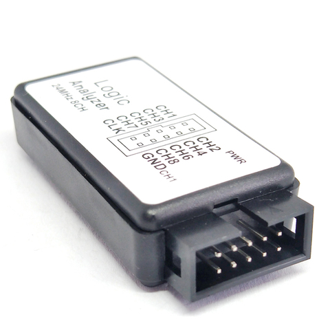 USB Logic Analyzer 24M 8CH Microcontroller ARM FPGA Debug Tool 24MHz, 16MHz, 12MHz, 8MHz, 4MHz, 2MHz ► Photo 1/5