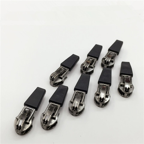 5pcs 3# 5# Anti-loading Waterproof Zipper Sliders Reverse Installation for Invisible Nylon Zip Bag Jacket Zip Head Pull Accessor ► Photo 1/5