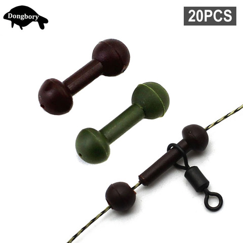 20PCS Carp Fishing Chod Sleeves Beads Carp Hair Rig Soft Quick Change Beads for Helicopter Rigs Carp Terminal Tackle Accessories ► Photo 1/6