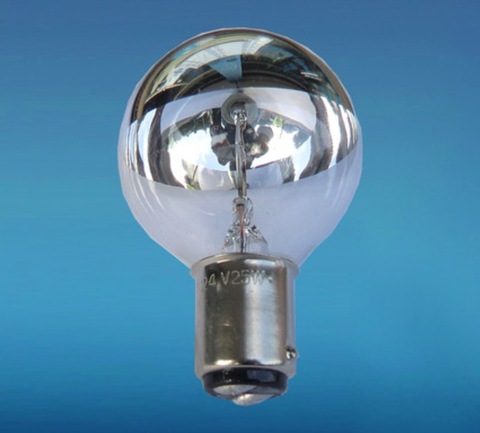 2022 Real Sale White Metal Halide Lamp Indicator Light 24v25w Surgical None Shadow Lamp Old Fashioned Light Bulb Ba15d 24v 25w ► Photo 1/1