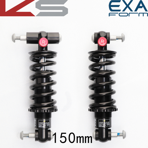Taiwan EXA291R 150mm bicycle rear shock absorber/lithium electric upgraded/oil pressure damping rear shock absorber ► Photo 1/4