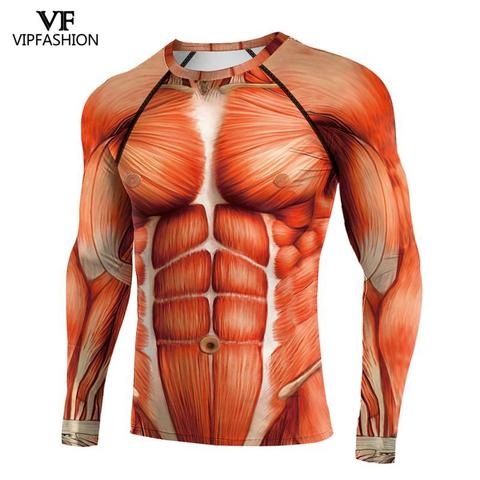 VIP FASHION 2022 Raglan Sleeves Anime 3D printed Superhero Attack On Titans Long Sleeve Workout Battle Suit Compression Shirts ► Photo 1/6