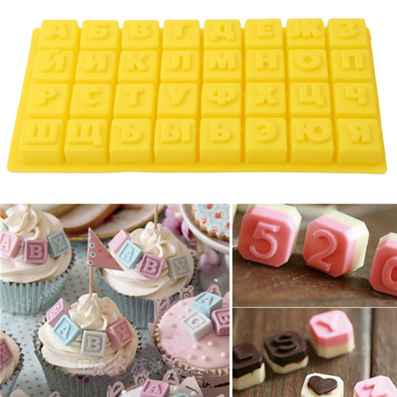 1 PC Russian Alphabet Letters Silicone Mold Jelly & Candy Pudding Chocolate  Mould Bakeware Fondant Mold DIY Pastry Tools - Price history & Review, AliExpress Seller - KEEP FIT Store