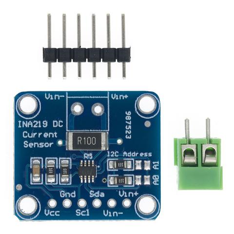 INA219 Bi-directional DC Current Power Supply Sensor SOT23 Breakout Module DIY 3V-5V IIC I2C Power Monitoring Sensor Module ► Photo 1/6