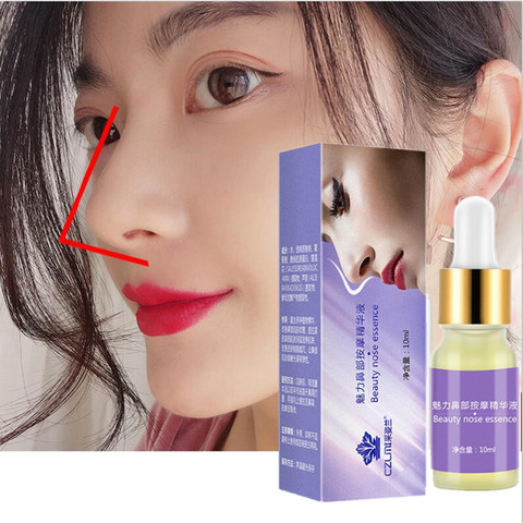 10ML Effecttive Powerful Nose Lifting Up Essence Oil Tightening Beauty Nose Care Massage Reduce Narrow Thin Nose Beauty Tool ► Photo 1/6